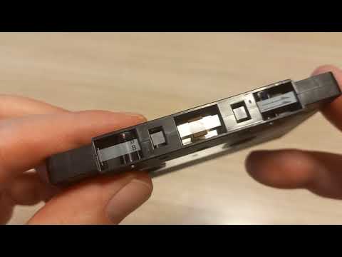 Видео: Склейка пленки с ракордом в аудиокассете