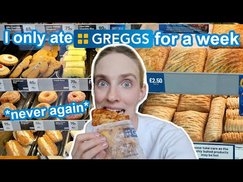 Видео: Я ел только Греггс целую неделю.