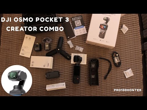 Видео: Распаковка и мини обзор камеры DJI osmo pocket 3 creator combo