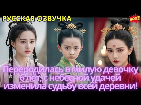 Видео: Переродилась в милую девочку 6 лет, с небесной удачей изменила судьбу всей деревни!