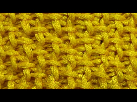 Видео: Путанка со снятыми столбиками   Узор вязания 60