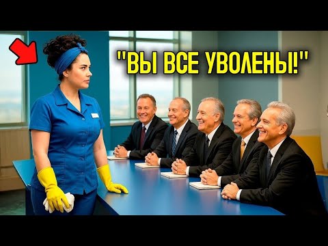 Видео: «Они Насмехались Над Уборщицей, Но В Конце Именно Она Всех Уволила!!»