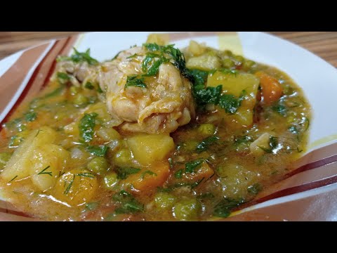 Видео: Пилешко с грах в Instant Pot мултикукър