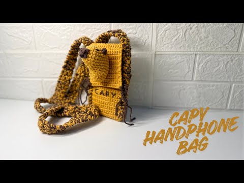 Видео: Вязание крючком от тёти Нэт: сумка-капибара для телефона. Никакого стресса, просто мило (часть 3/...