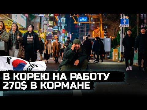 Видео: В Корею на заработки. Без денег.