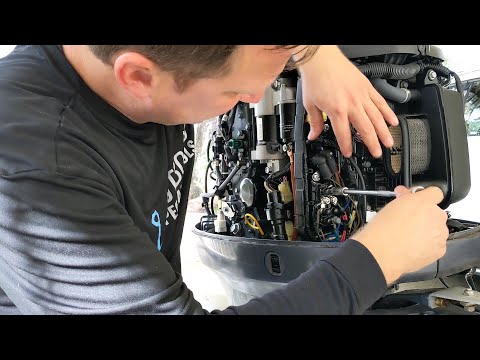 Видео: Yamaha F90 F100 F115 Диагностика неисправности реле дифферента или неисправного мотора дифферента...