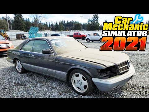 Видео: Реставрация Mercedes-Benz W126 560 SEC - Car Mechanic Simulator 2021 #248