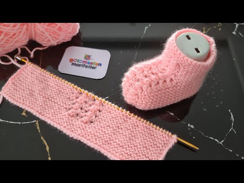 Видео: Новый дизайн вязание детских пинеток ручной работы / Вязание детской обуви / Вязание детских носков