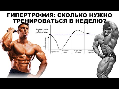 Видео: ГИПЕРТРОФИЯ:СКОЛЬКО ТРЕНИРОВАТЬСЯ В НЕДЕЛЮ?