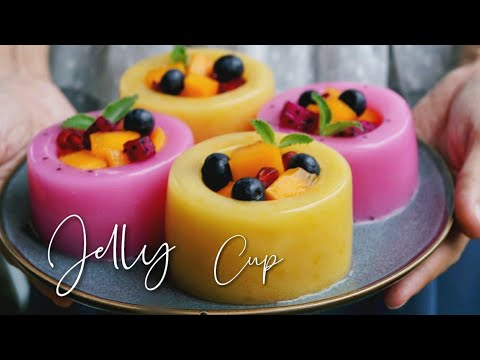 Видео: Вкусная чашка с фруктовым желе ❤ (Delicious Fruit Jelly Cup)  #littleduckkitchen