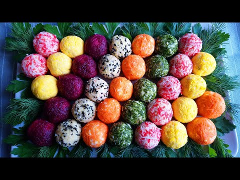 Видео: Сырные шарики | Оригинальный новогодний рецепт | Cheese balls | La Marin