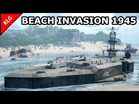 Видео: ЗАЩИТА БЕРЕГА ► ВТОРАЯ МИРОВАЯ ( BEACH INVASION 1945 - PACIFIC )