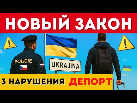 Видео: 3 нарушения — и депортация? Новый закон в Чехии для мигрантов