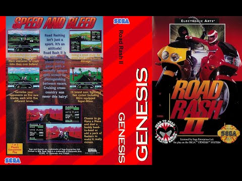 Видео: Прохождение Road Rash 2 (Sega) (4K) Remaster Часть 1