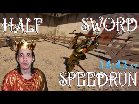 Видео: НОВАСОВ: SPEEDRUN ПРОХОЖДЕНИЕ ЗА 14 МИНУТ | HALF SWORD DEMO МИРОВОЙ РЕКОРД | 4/18/2025