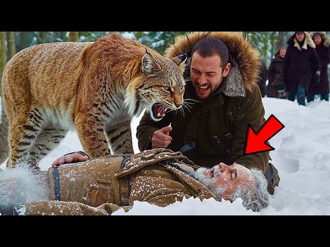 Видео: БРАКОНЬЕРЫ НАПАЛА НА ДЕДУШКУ... НО КОГДА ПОЯВИЛАСЬ РЫСЬ ВСЕ ЗАМЕРЛИ!