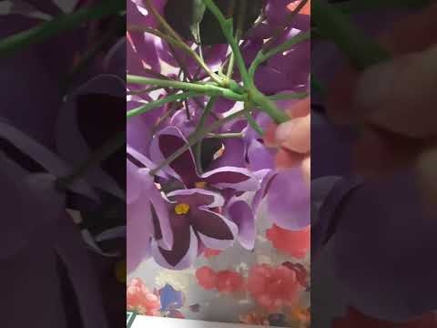 Видео: Сирень из изолона/бузок з ізолону частина 5