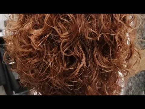 Видео: Биозавивка густых волос. Крупный завиток.