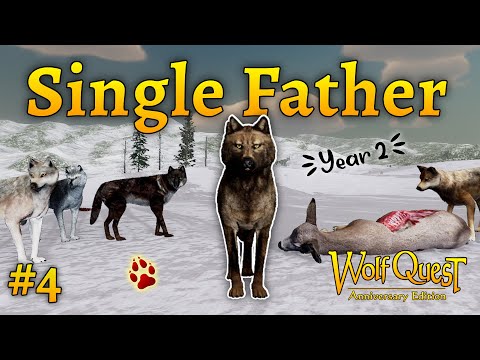 Видео: Суровая реальность выживания 🐺 Первый год заканчивается, второй начинается — WolfQuest: испытание...