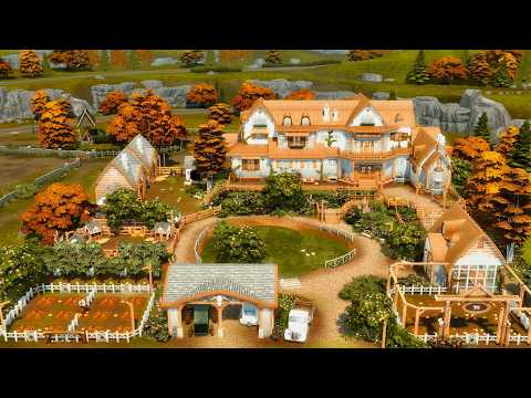 Видео: Cottage Living Farm II The Sims 4 II Touring II No CC II Осіння фермерська садиба