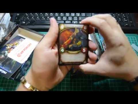 Видео: Распаковка стартового набора "Рейвенкар" ККИ "Берсерк: Герои"