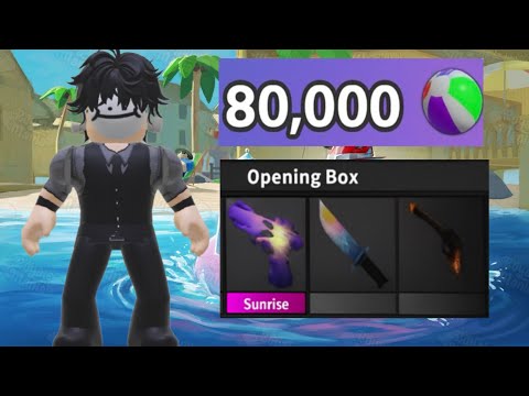 Видео: ⚾️ ТРАТА 80.000 м’ячиків на вітер? Відкриваю 100 кейсів в ММ2! 💥🎁