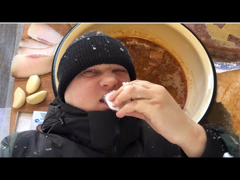 Видео: БОРЩА С АДЖИКОЙ МУКБАНГ MUKBANG