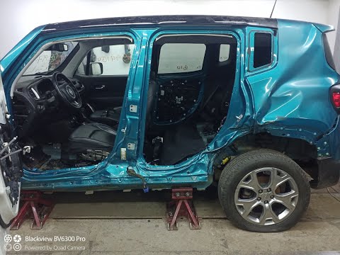 Видео: Jeep Renegade. Боковой удар. Не вариант покупки на аукционе.