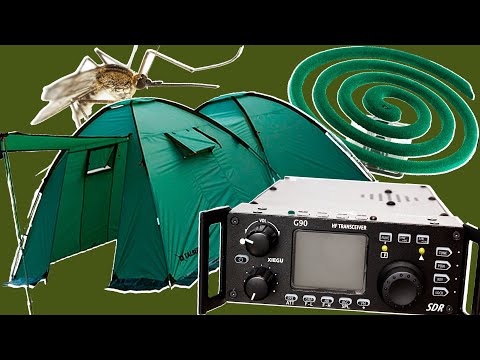Видео: Новая палатка Talberg, Xiegu G90, комары и короткие волны. Теплый весенний выезд в поля.