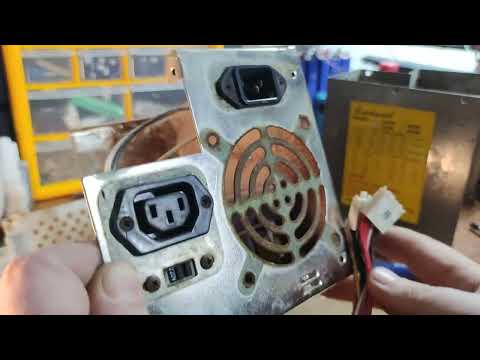 Видео: Компьютерный Блок питания которому 35 лет 200 ватт AT что внутри в каком состоянии схема