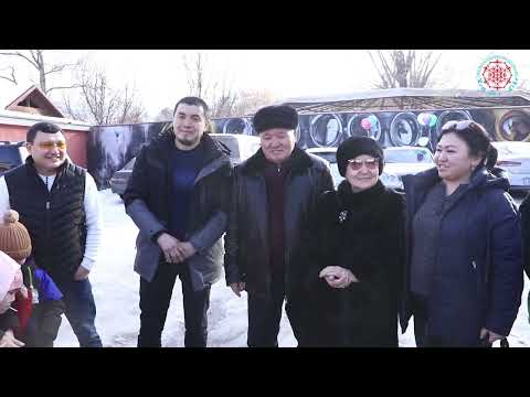 Видео: @Сақан Жұмаділов @таскескендік жұмыскеріне @көлік кілтін табыстады. @Видео шынайы эмоцияға толы💥