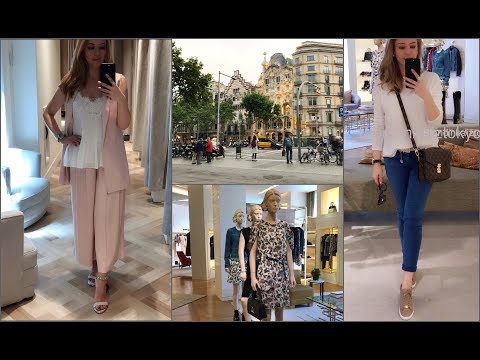 Видео: Spain*  Shopping Vlog  /BARCELONA  / бутики* обувь* одежда* примерки * Luxury fashion *