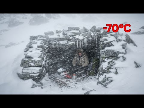 Видео: Строительство теплого и уютного домика для выживания — 69 дней выживания в дикой природе