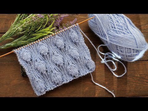 Видео: Объёмные листья на резинке 🍁 3D leaves knitting pattern