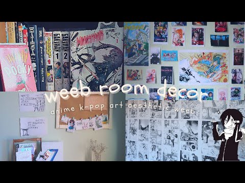 Видео: Room makeover\\anime, k-pop, art, aesthetic decor\\ переделываю комнату в комнату анимешника:)