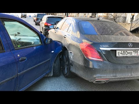 Видео: МЕРСЕДЕС W222 РАЗБИТ / ПОПАЛ В ДТП