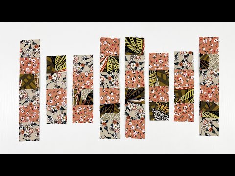 Видео: Новая отличная идея для шитья из остатков ткани. Пэчворк для начинающих.