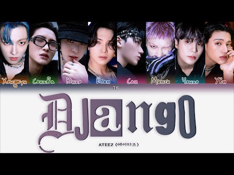 Видео: ATEEZ – DJANGO [ПЕРЕВОД НА РУССКИЙ/КИРИЛЛИЗАЦИЯ Color Coded Lyrics]