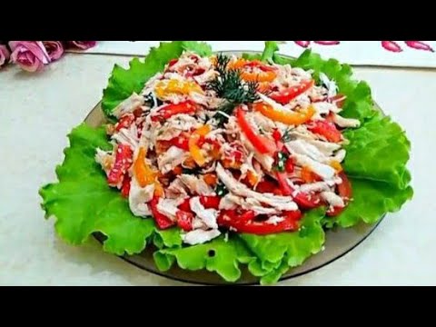 Видео: САЛАТ "АЗИАТСКИЙ".🥗🥗🥗. Вкусное и красота!!! #салат #salad #салатыизакуски