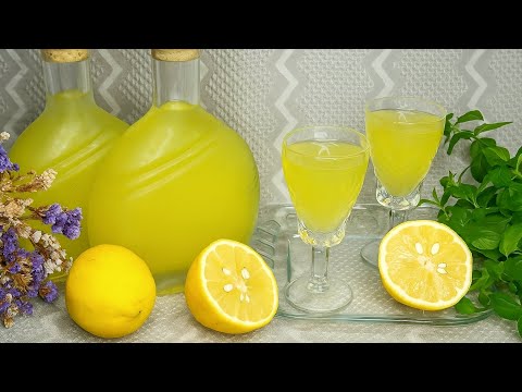 Видео: 🍋 Домашний лимончелло с лимонным соком — просто и вкусно!