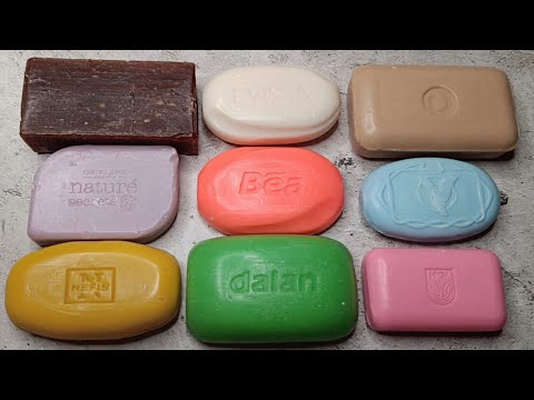 Видео: Soap Cutting🧼ASMR🔪Резка сухого мыла ❗Временно изменила место съемки,поэтому такой звук