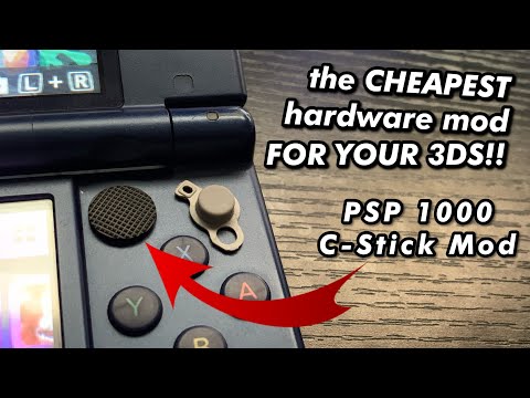 Видео: САМЫЙ ДЕШЁВЫЙ аппаратный мод для вашей 3DS! (Мод PSP-1000 C-Stick для New 3DS/New 3DS XL/New 2DS XL)