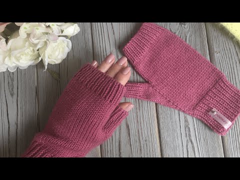 Видео: КОМФОРТНЫЕ, ЛЕГКИЕ МИТЕНКИ НА ВЕСНУ! ВЯЖУТСЯ ПРОЩЕ ПРОСТОГО! KNITTED HAT