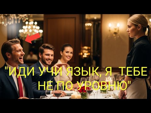 Видео: «Ты Даже Не Знаешь Английского!» — КРИЧАЛ Миллионер, Пока Официантка Не Заткнула Ему Рот