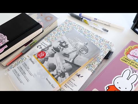 Видео: Непринуждённый чат в блокноте! 2026 Hobonichi HON & недели, пролистывание Bullet Journal