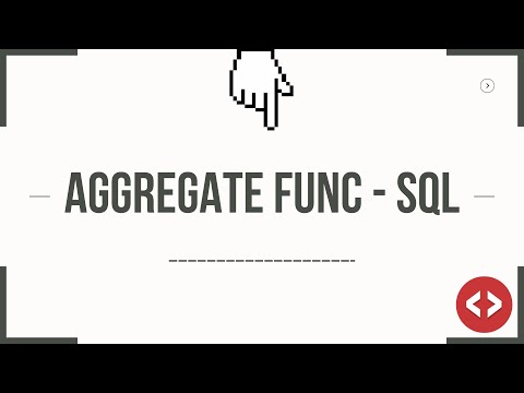 Видео: АГРЕГАТНЫЕ ФУНКЦИИ  - SQL