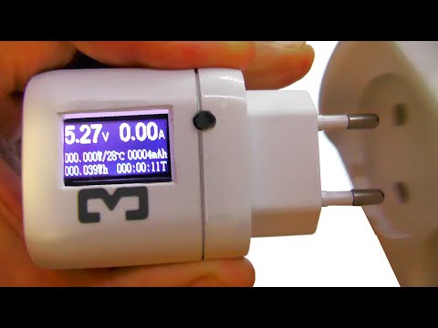Видео: Установка измерительных приборов в зарядное устройство для телефонов, маленькая и мощная GAN 35 Ватт