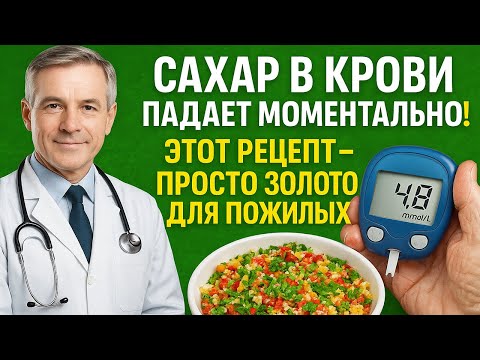 Видео: Сахар в Крови Падает Моментально! Этот Рецепт — Просто Золото Для Пожилых!