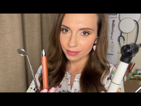 Видео: АСМР Полный Медицинский Осмотр • ДЛЯ ТЕХ, КТО НЕ МОЖЕТ УСНУТЬ! • ASMR Doctor