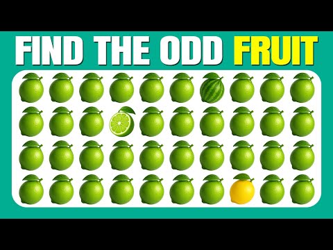 Видео: Найди лишнее — Фруктовое издание 🍎🍌🍇 | 40 уровней | Лёгкий, средний, сложный | Quizzer Odin
